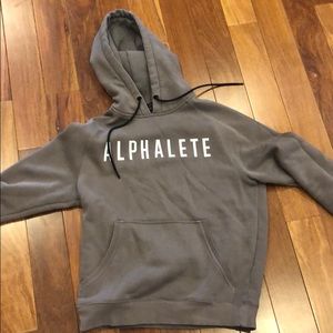 Alphalete gray hoodie size small
